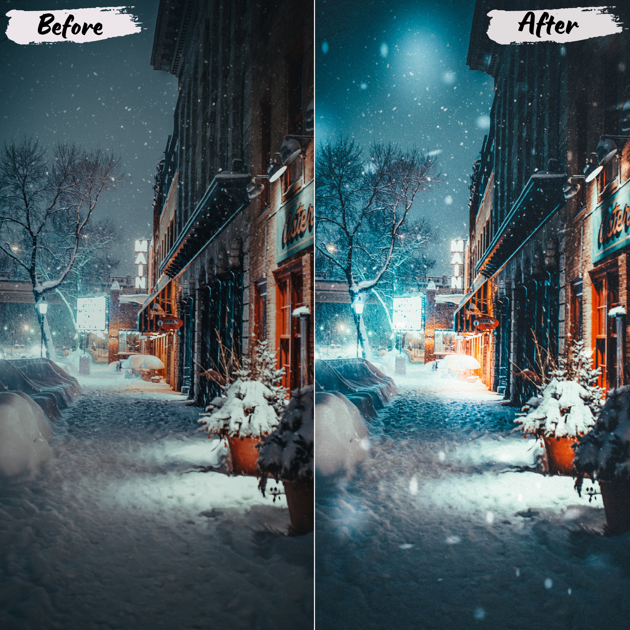 Winter Lightroom Preset