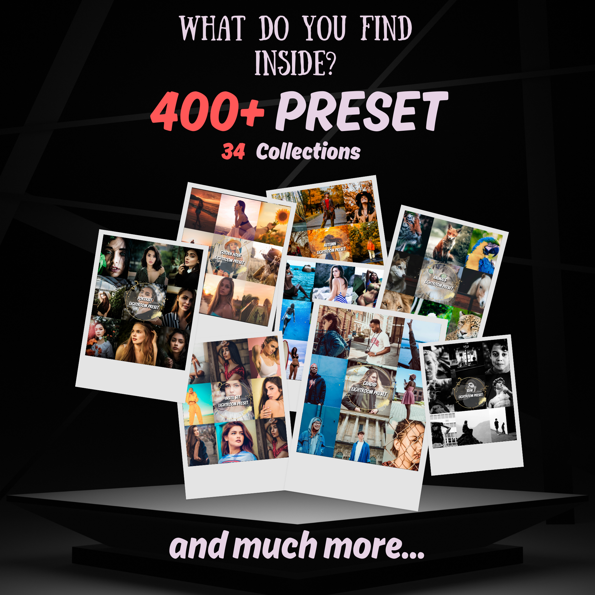 The Mega Bundle 400+ Lightroom Presets 2024